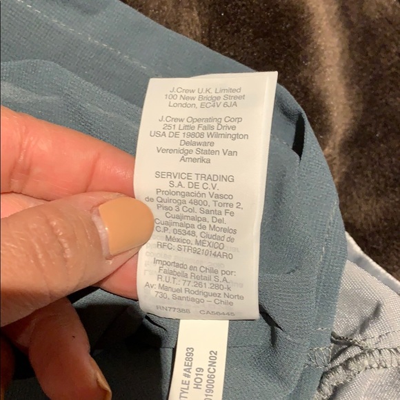 J.Crew Gray Velvety top for any special occasion! - Picture 5 of 6